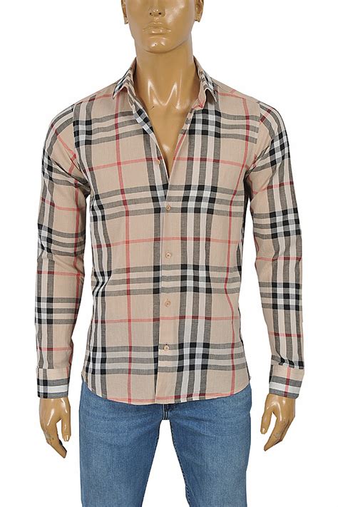 burberry dress shirt mens|men's burberry shirt nordstrom.